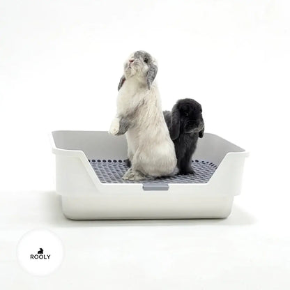 ROOLY Stainless Rabbit Litter Box