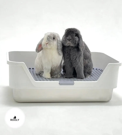 ROOLY Stainless Rabbit Litter Box